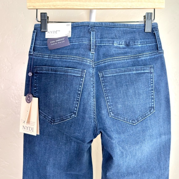 Women’s NYDJ Marilyn Straight Leg Cropped Jeans Lift + Tuck Technology Size 00 - Picture 4 of 10